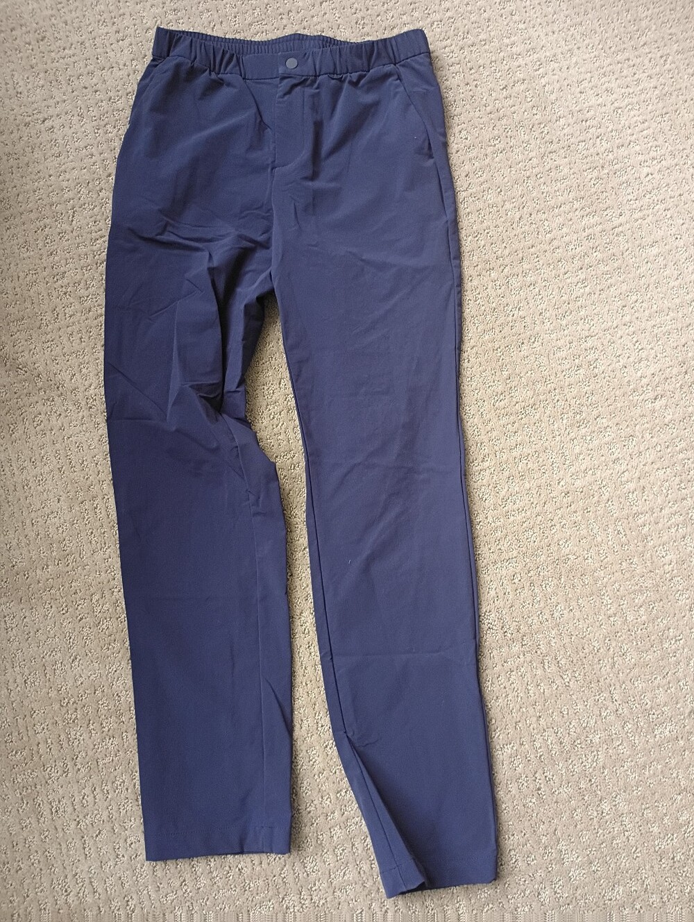 Figs Pro Men's Navy Snap/Zipper Pants